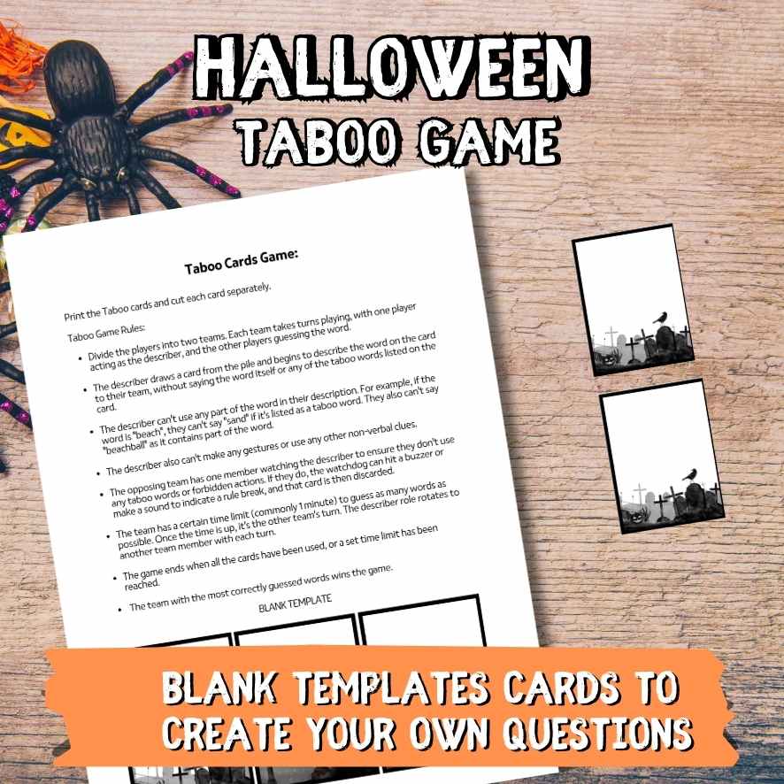 HALLOWEEN FORBIDDEN WORDS PRINTABLE - Image 4