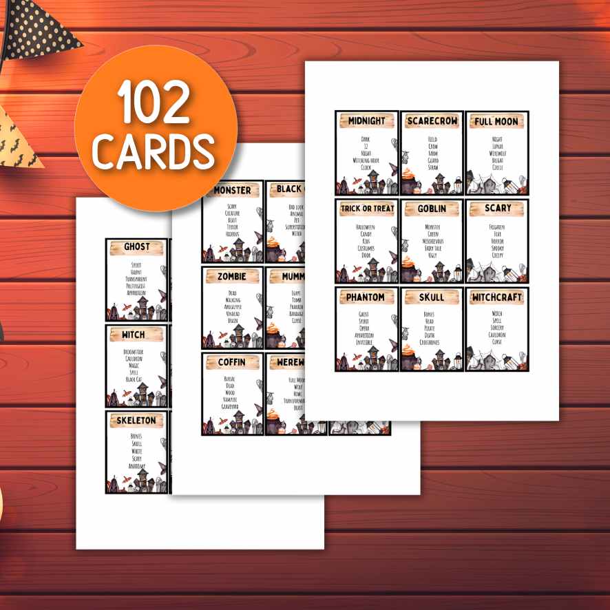 HALLOWEEN FORBIDDEN WORDS PRINTABLE - Image 4