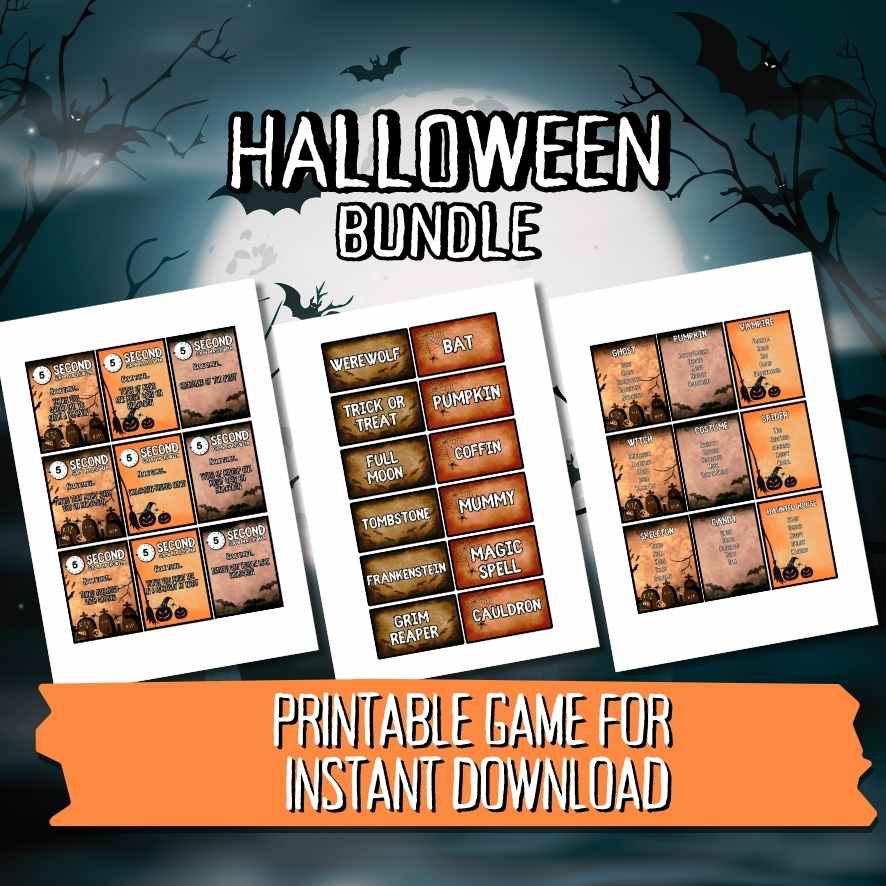 HALLOWEEN GAMES CARD BUNDLE - Image 3