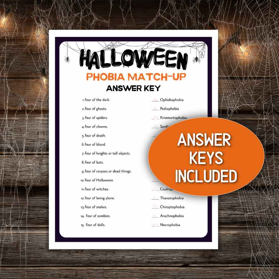 HALLOWEEN PHOBIA MATCH GAME - Image 2