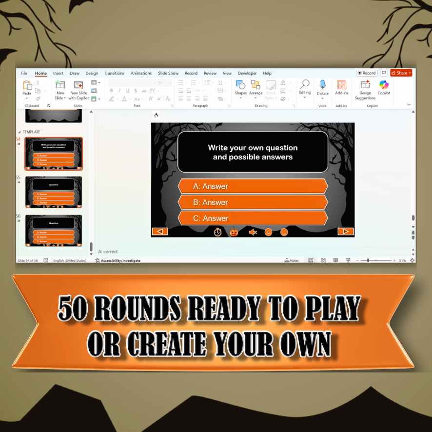 HALLOWEEN TRIVIA POWERPOINT GAME - Image 4
