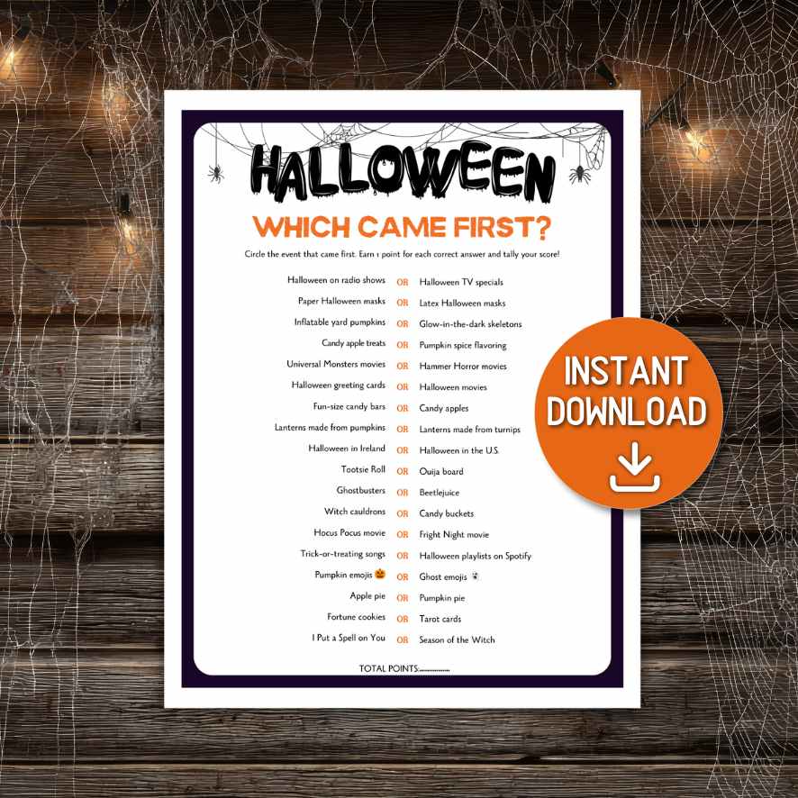 HALLOWEEN WHICH CAME FIRST? - Image 3