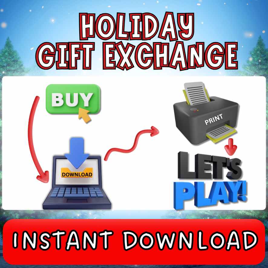 HOLIDAY GIFT EXCHANGE DICE GAME - Image 3