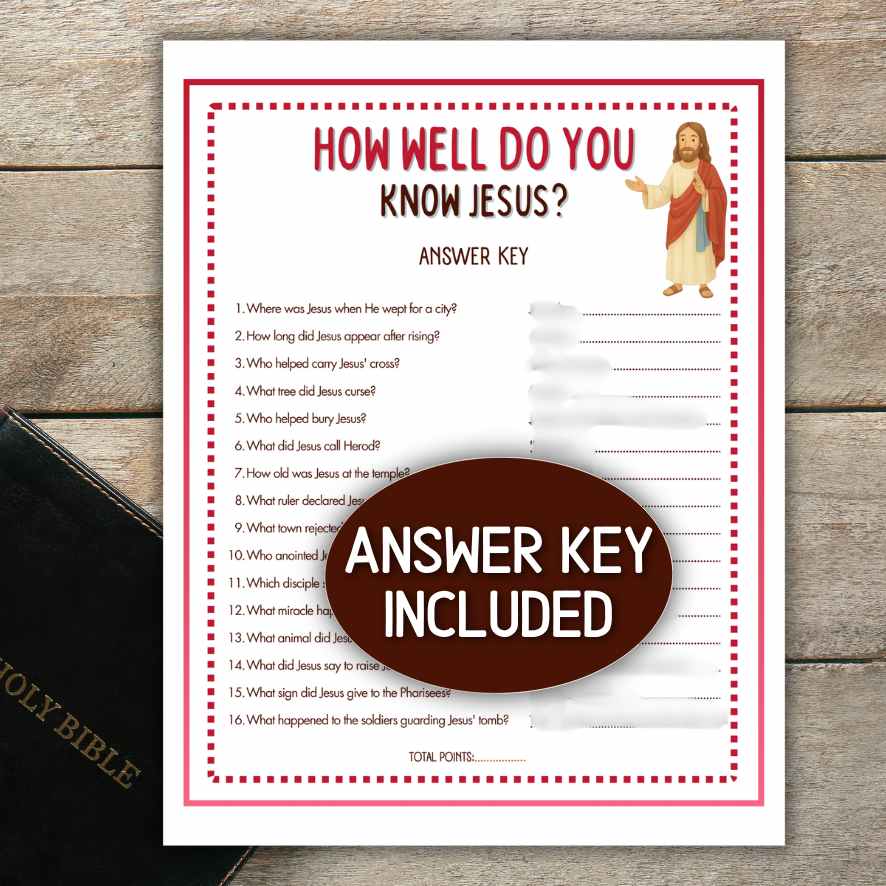 HOW WELL DO YOU KNOW JESUS? - Image 5