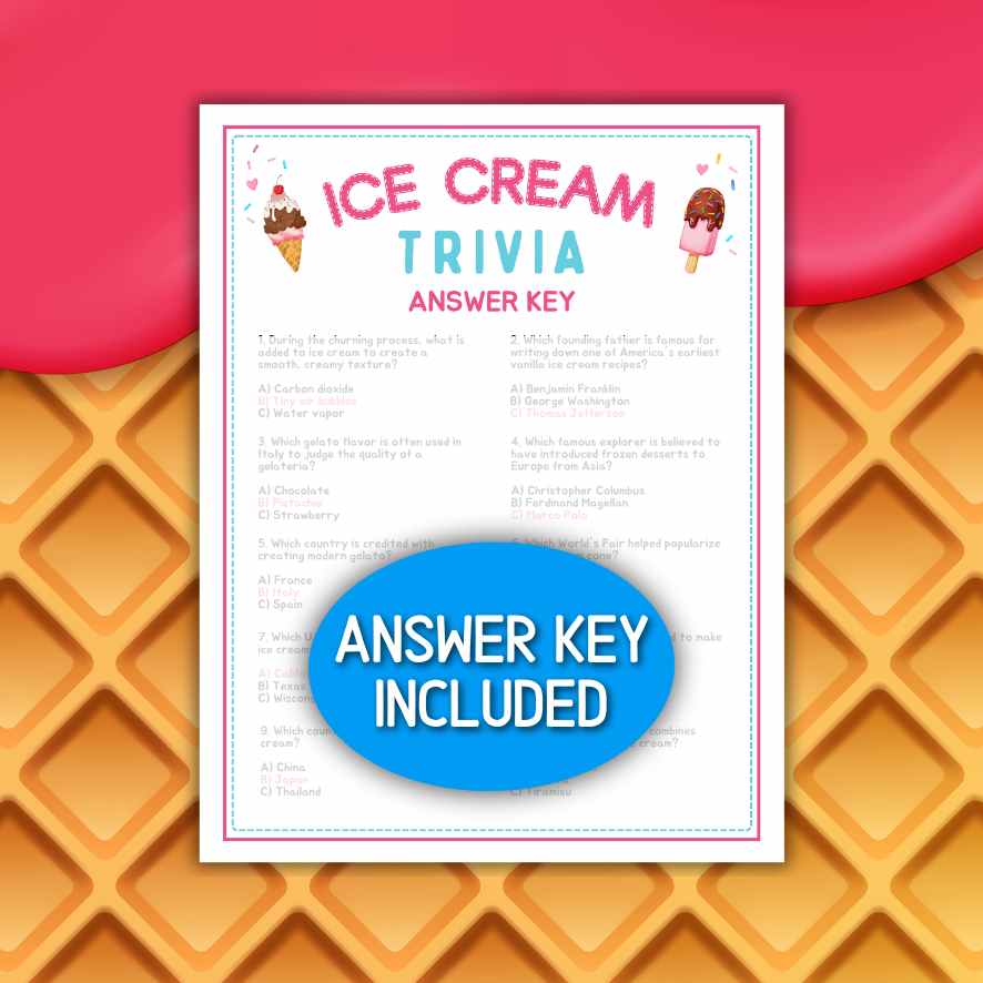 ICE CREAM TRIVIA GAME - Image 4