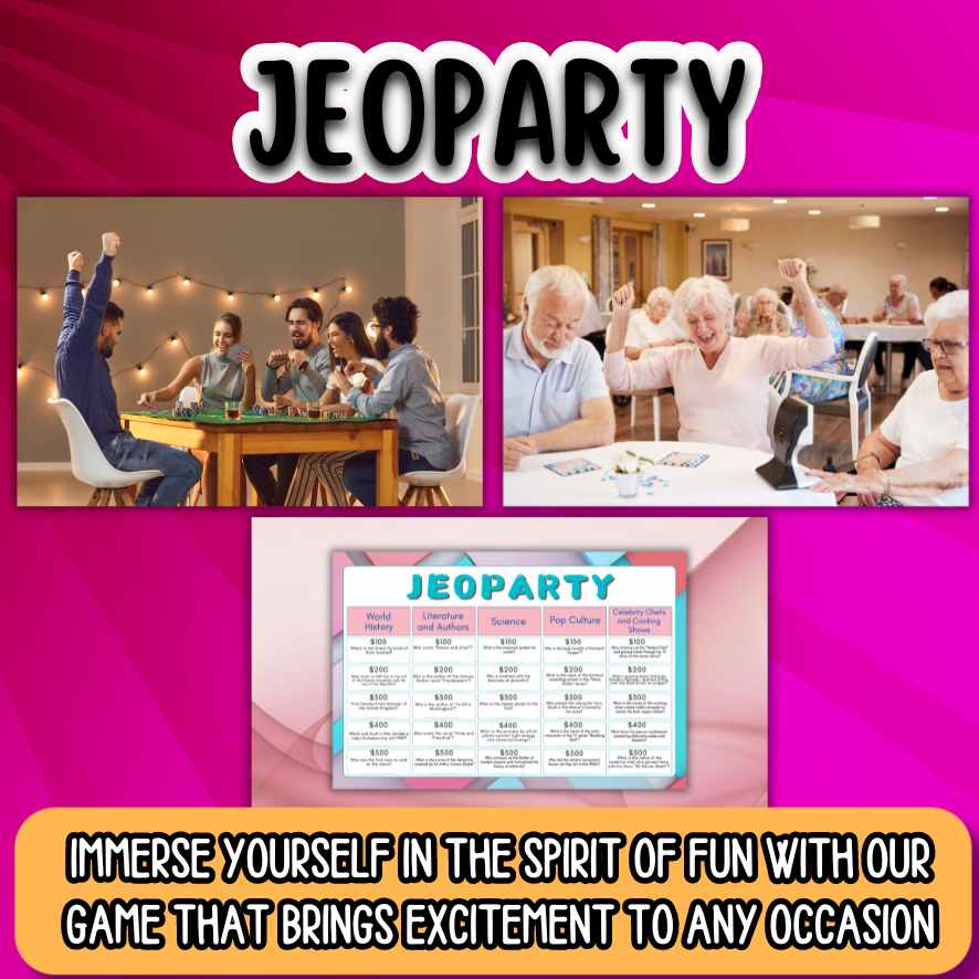 JEOPARDY GAME PRINTABLE - Image 2