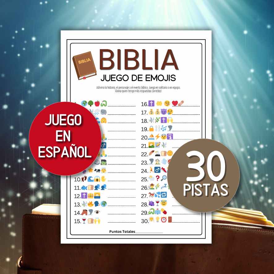 JUEGO BIBLICO DE EMOJIS EN ESPAÑOL