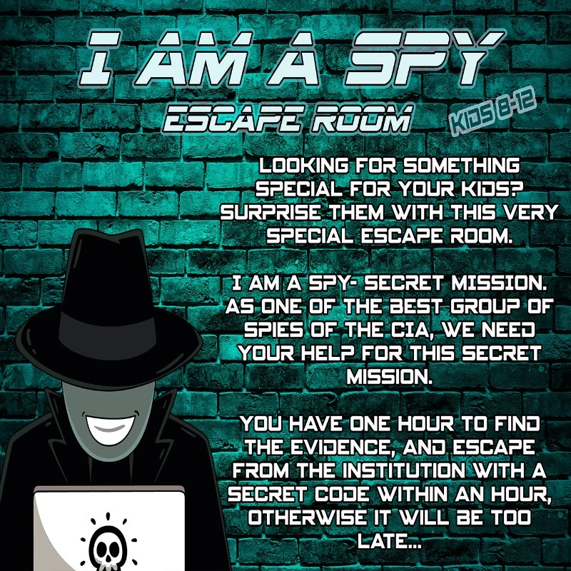 KIDS ESCAPE ROOM SPY - PRINT AND PLAY - Image 2