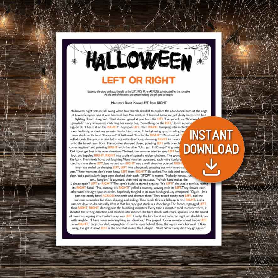 LEFT RIGHT HALLOWEEN GAME - Image 3