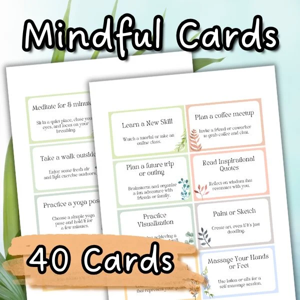 MINDFULNESS CARDS PRINTABLE