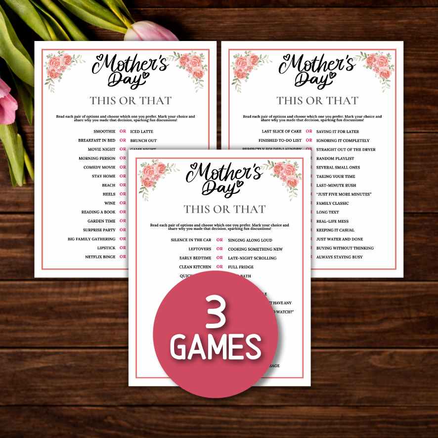 MOTHERS DAY THIS OR THAT GAME - Image 3
