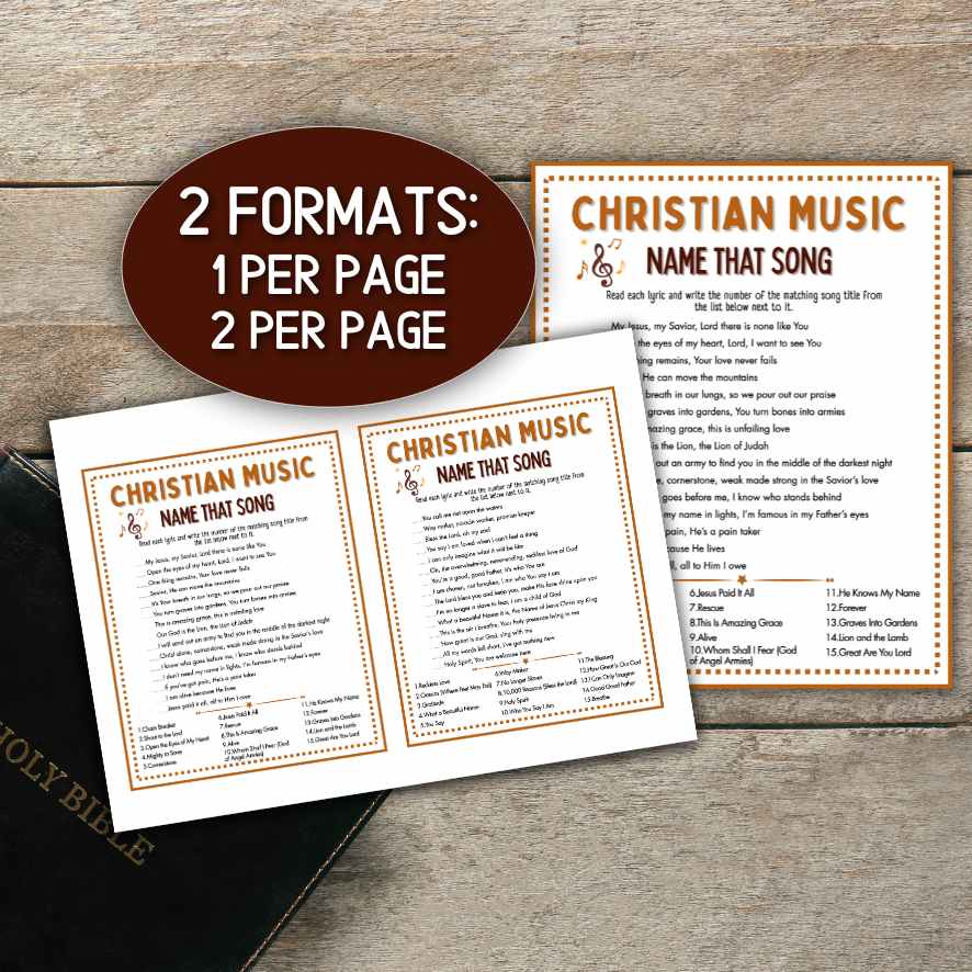 NAME THAT CHRISTIAN SONG GAME - Image 5