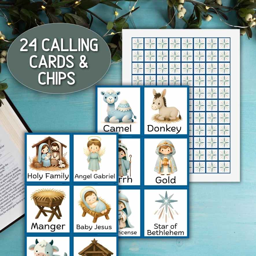 NATIVITY BINGO PRINTABLE 100 CARDS - Image 6