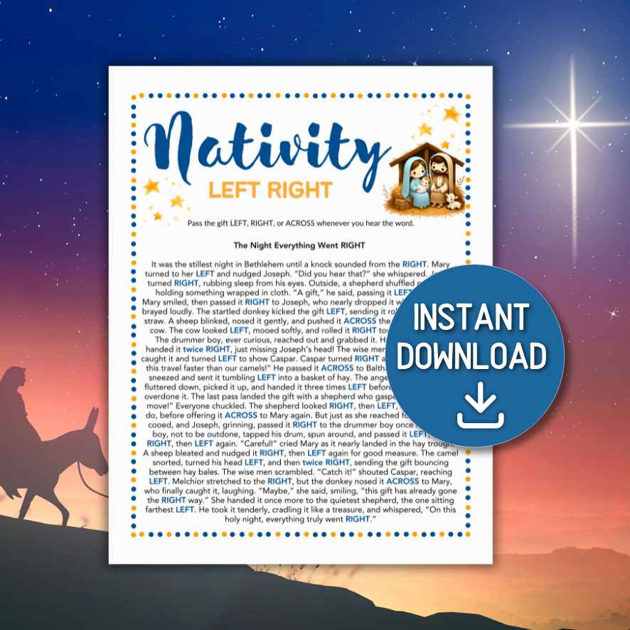 NATIVITY LEFT RIGHT ACROSS GAME - Image 2