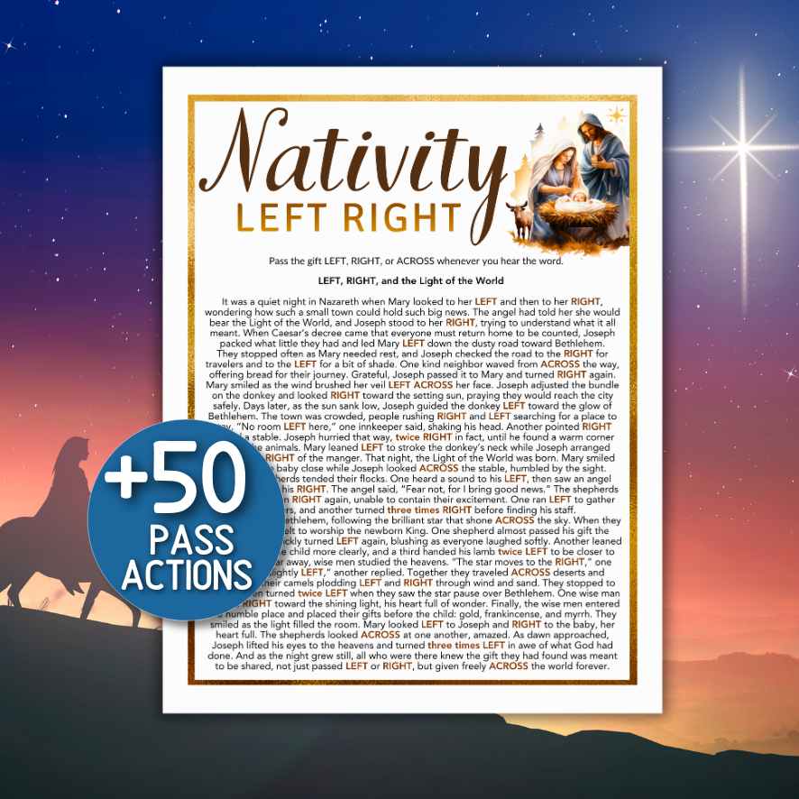NATIVITY LEFT RIGHT GAME