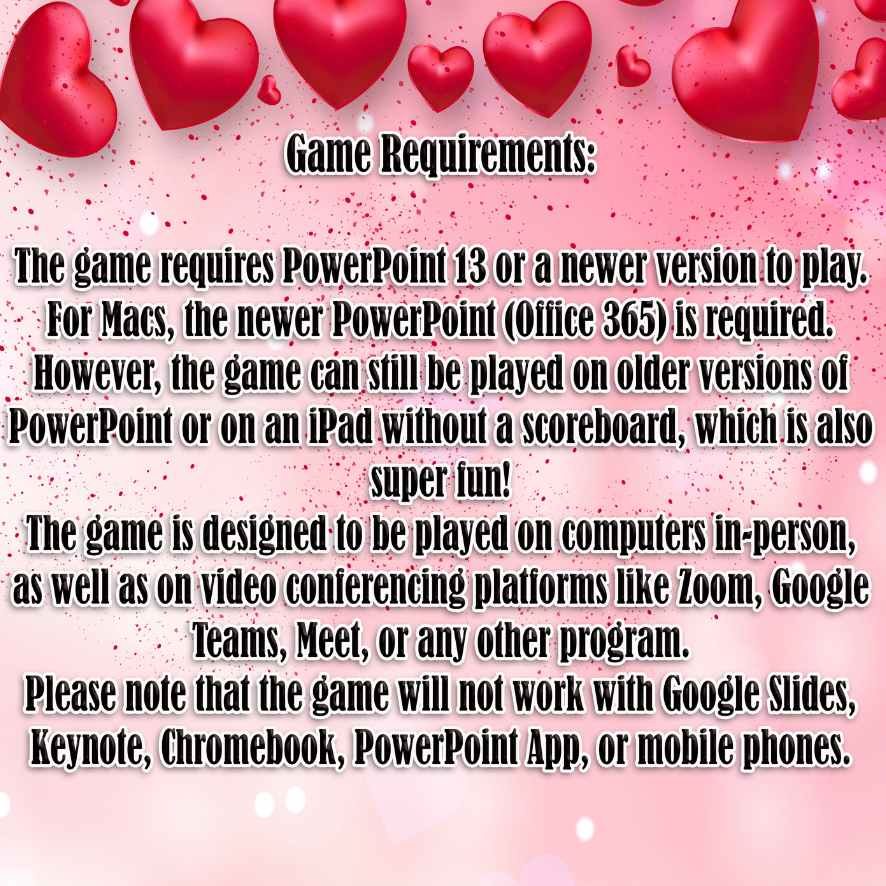 JEOPARTY VALENTINES GAME - POWERPOINT GAME - Image 7