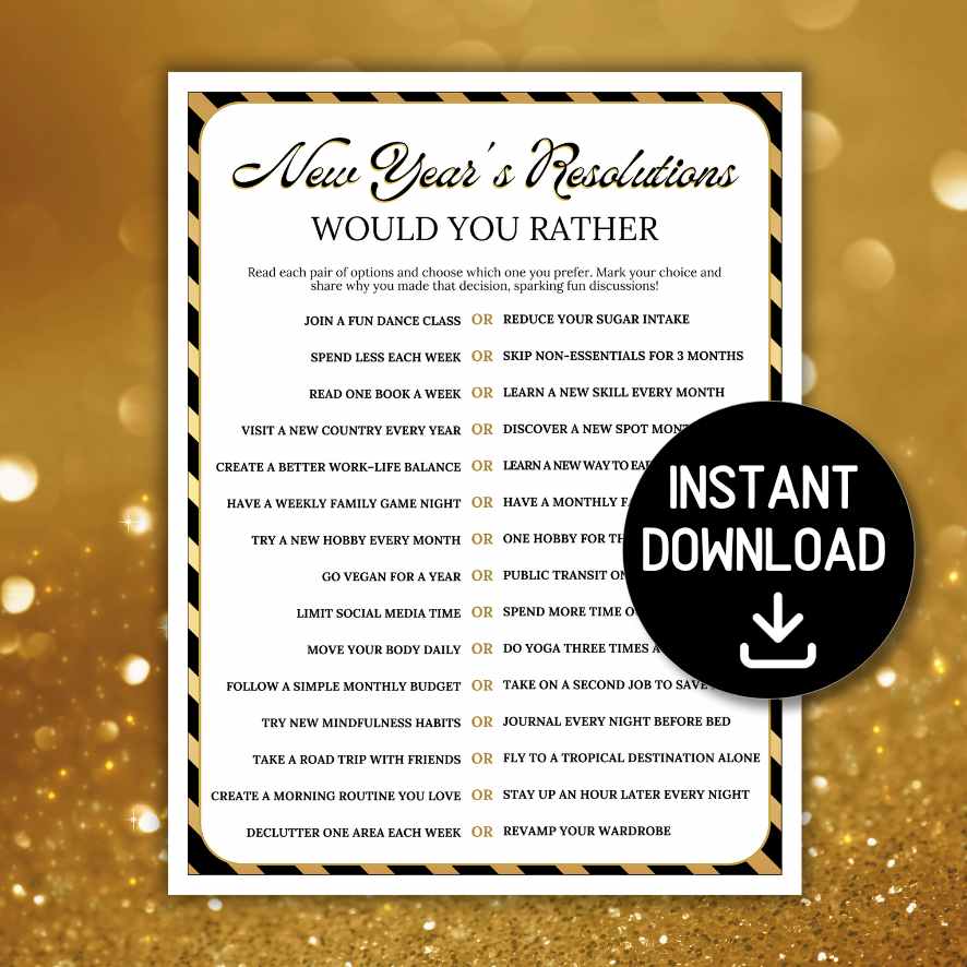 NEW YEAR'S RESOLUTION GAMES - Image 2
