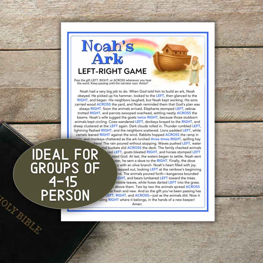 NOAH´S ARK LEFT RIGHT GAME STORY - Image 2