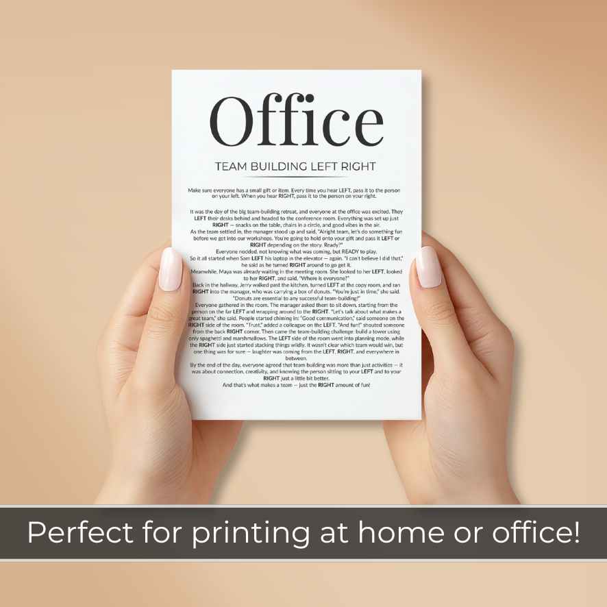 OFFICE GAMES PRINTABLE BUNDLE - Image 4