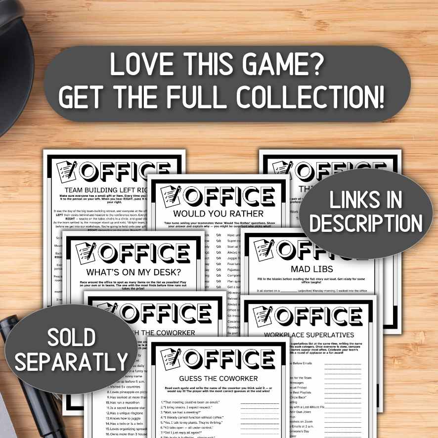 OFFICE ICEBREAKER PARTY GAMES - Image 6