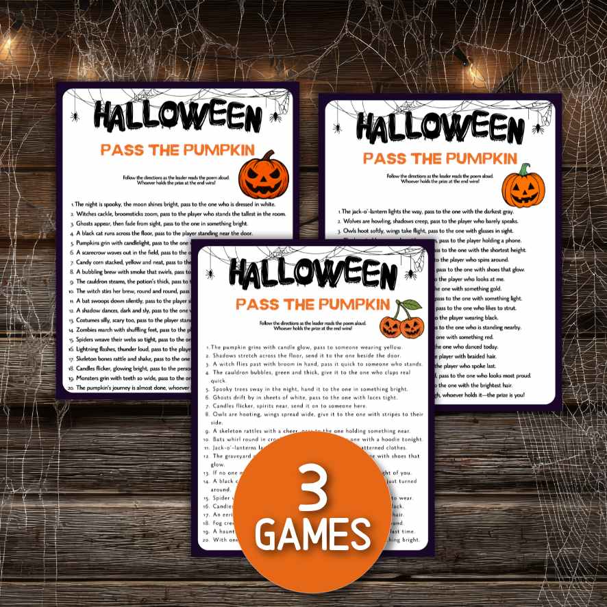 PASS THE PUMPKIN PRINTABLE GAME - Image 4