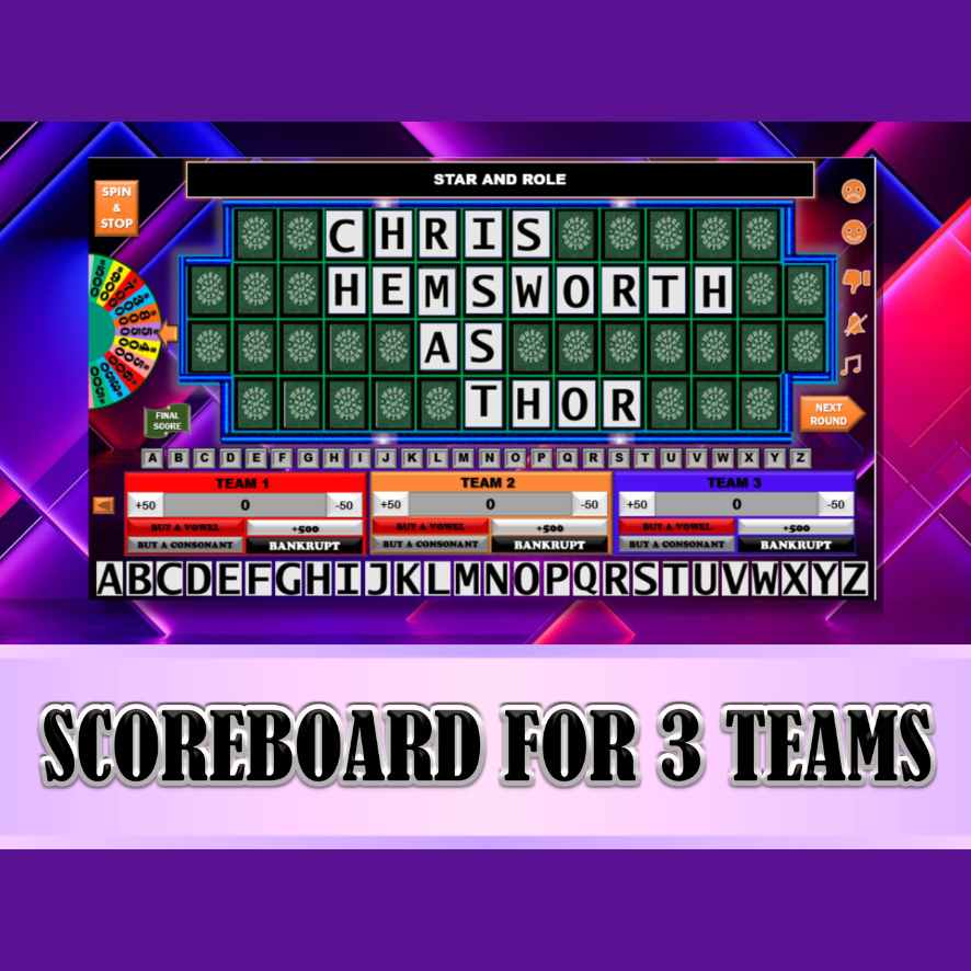 POWERPOINT GAMES FEUD AND WHEEL - Image 3