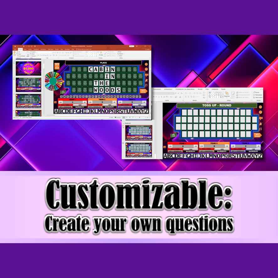 POWERPOINT GAMES FEUD AND WHEEL - Image 7