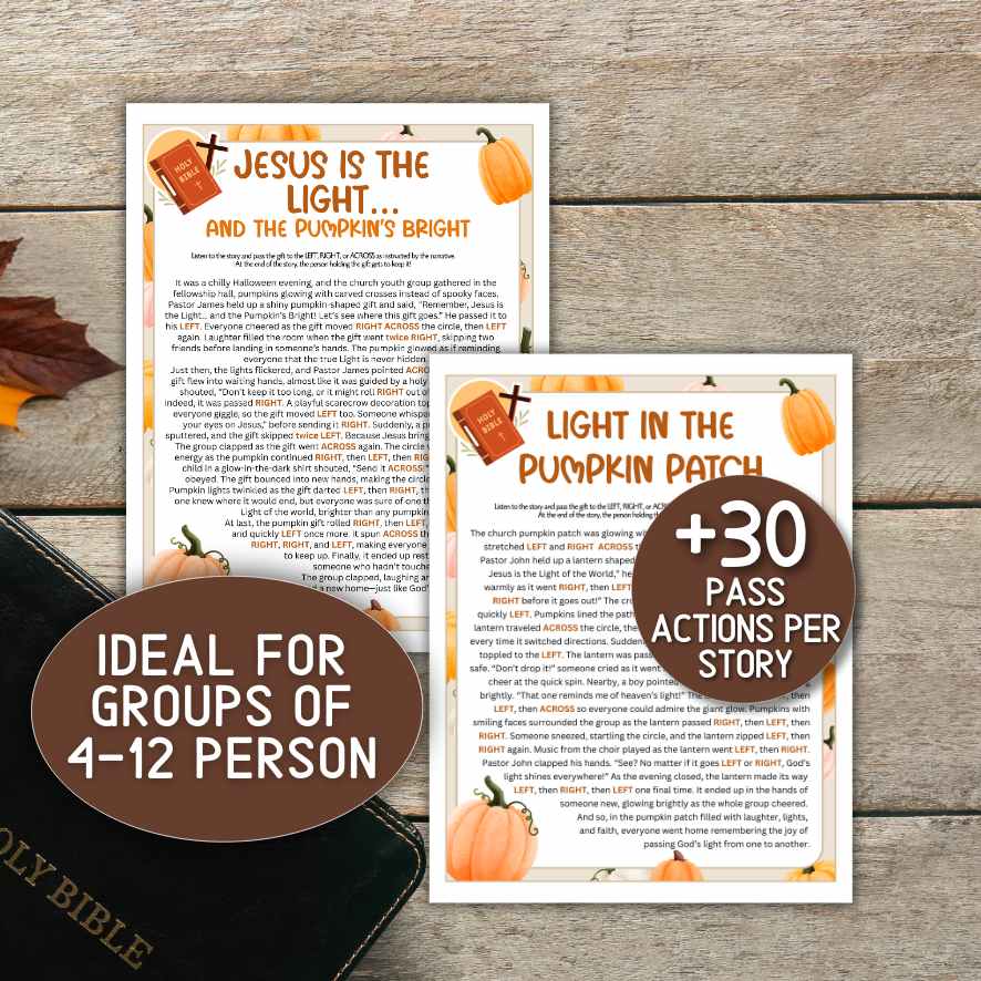 PUMPKIN BIBLE LEFT RIGHT GAME - Image 3
