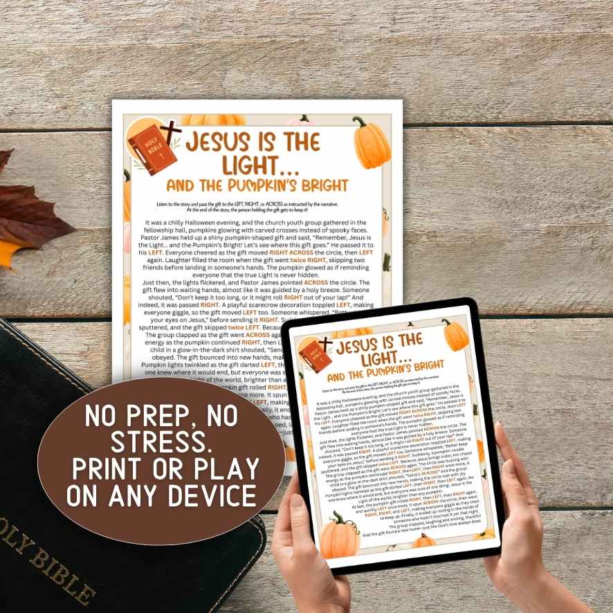 PUMPKIN BIBLE LEFT RIGHT GAME - Image 6