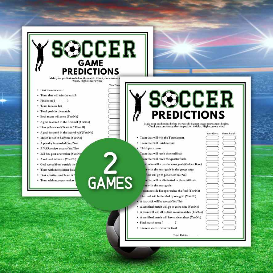 SOCCER PREDICTIONS GAME PRINTABLE - Image 3