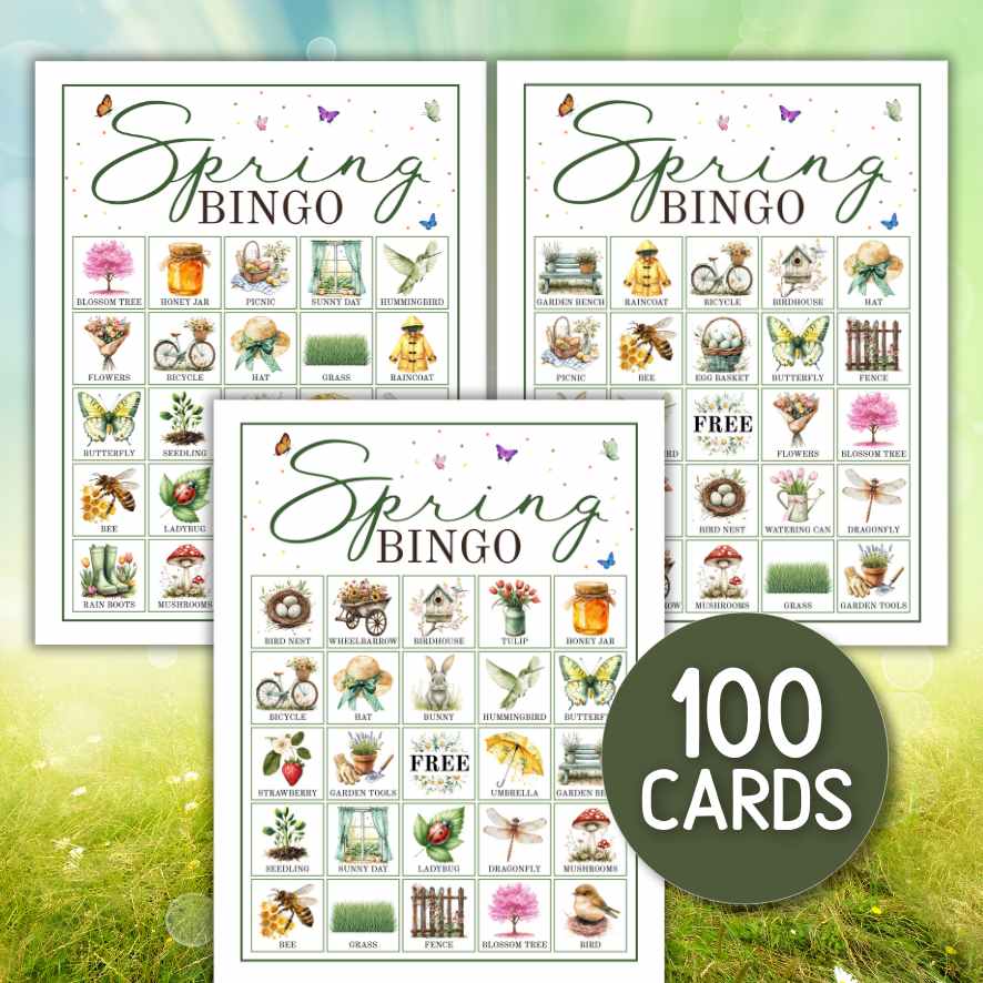 SPRING BINGO 100 FOR ADULTS - Image 5