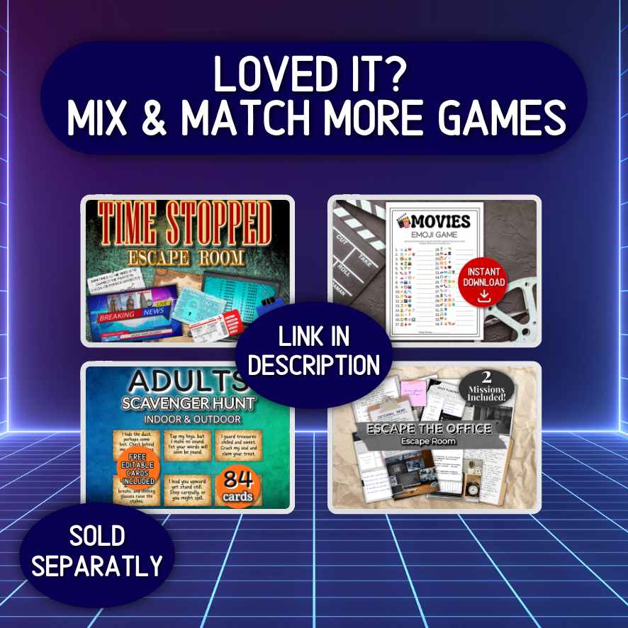 SPY ESCAPE ROOM GAME - PRINT AND PLAY - Image 9