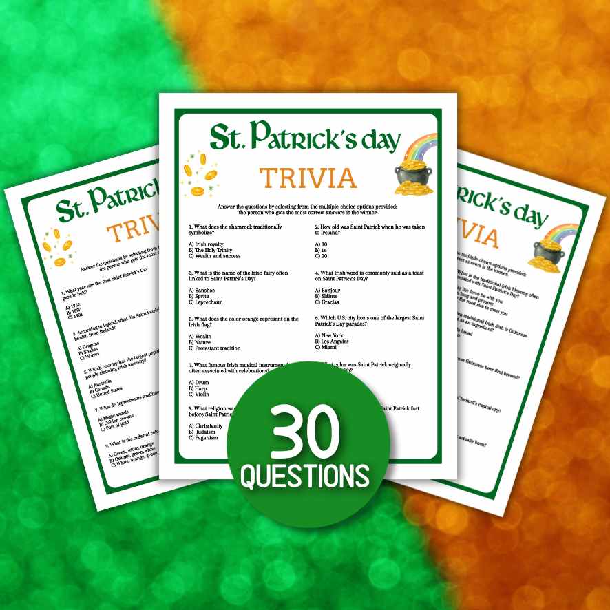 ST.PATRICK´S TRIVIA GAME
