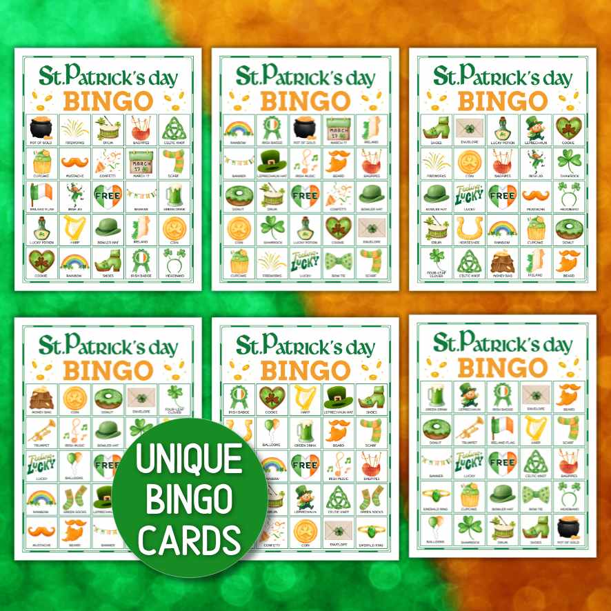 ST.PATRICKS DAY BINGO CARDS - Image 5