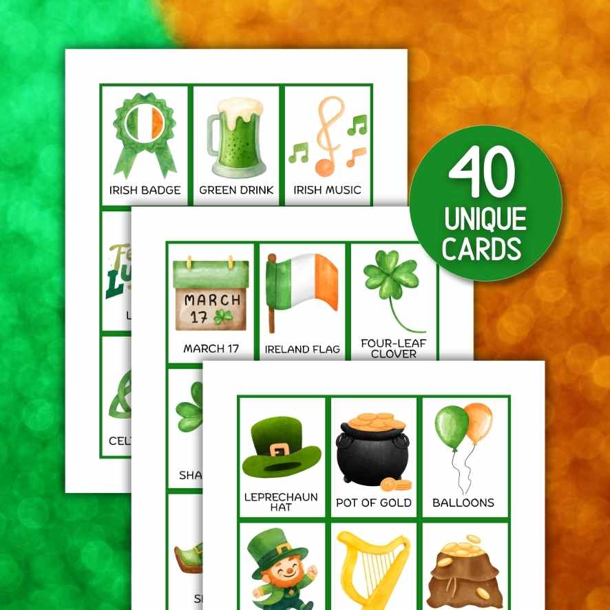 ST.PATRICKS DAY BINGO CARDS - Image 8