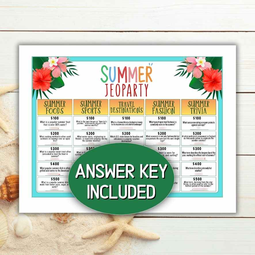5 SUMMER PRINTABLE GAMES - Image 5