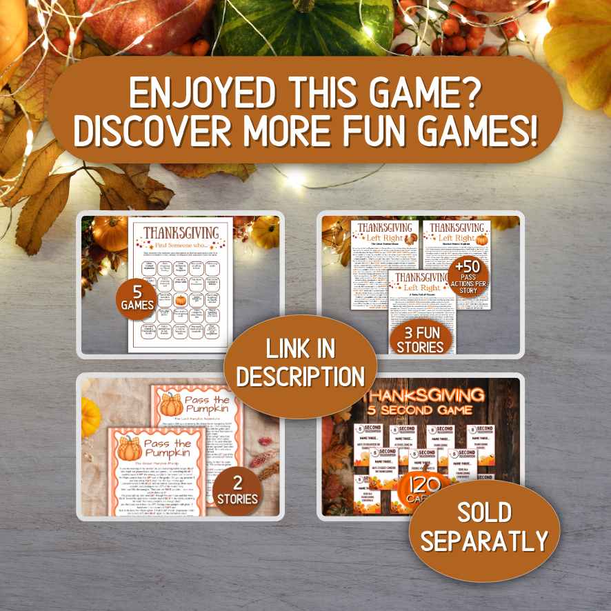 THANKSGIVING EMOJI GAME PICTIONARY - Image 6