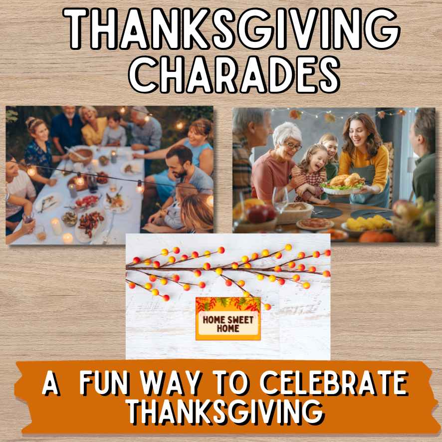 THANKSGIVING GAMES PRINTABLE CHARADES - Image 2