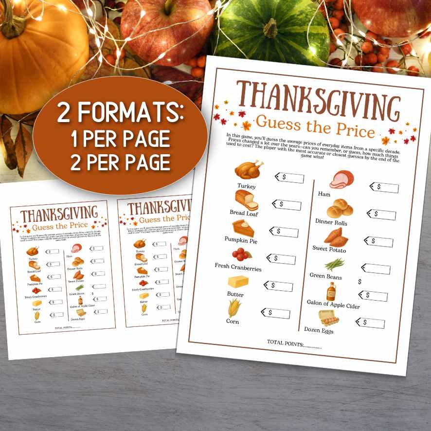 THANKSGIVING GUESS THE PRICE GAME - Image 6