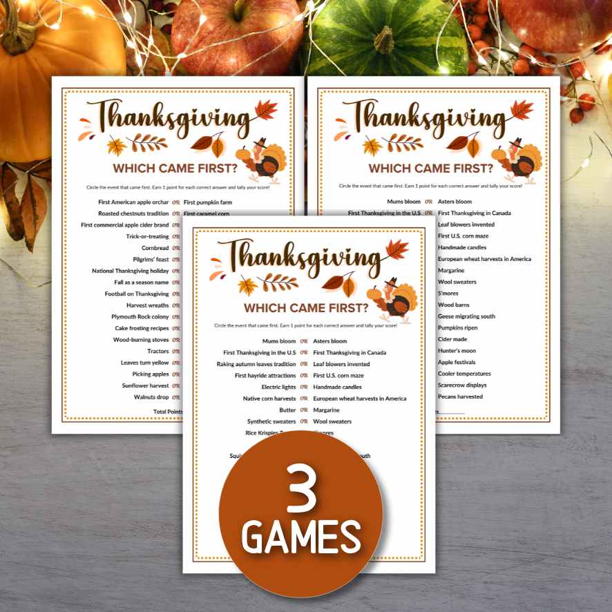 THANKSGIVING WHICH CAME FIRST? - Image 3