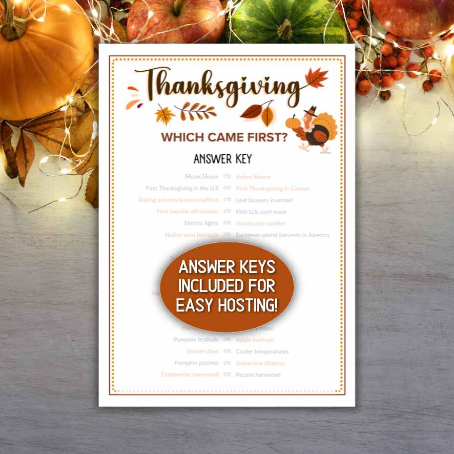 THANKSGIVING WHICH CAME FIRST? - Image 4