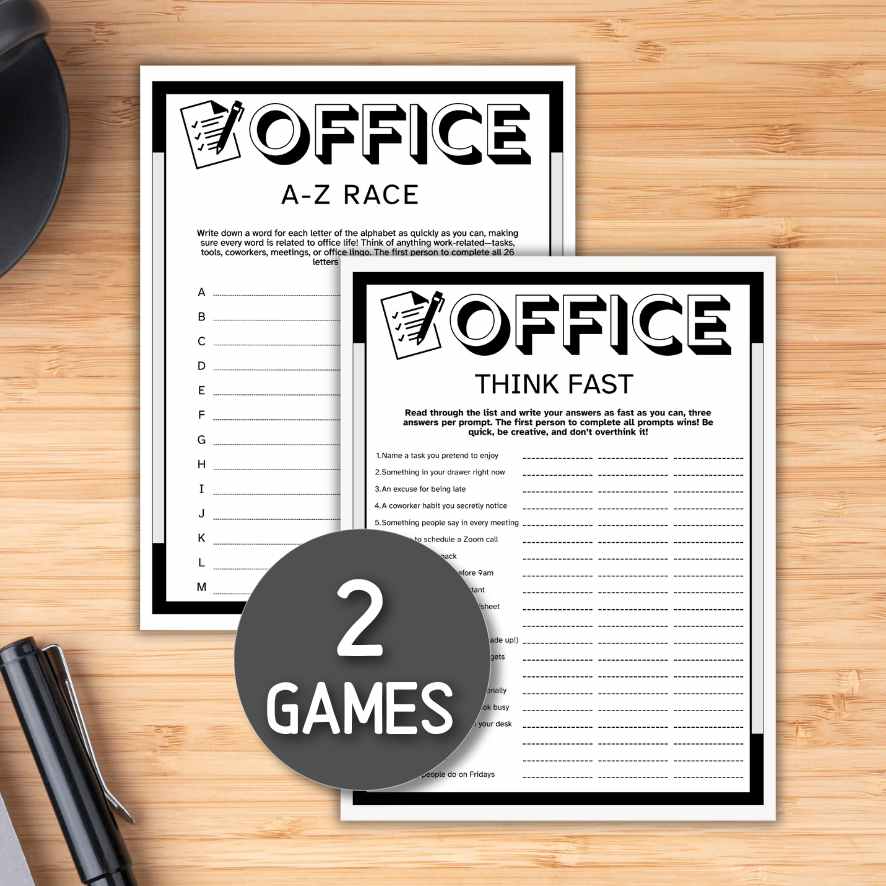 THINK FAST TEAM BUILDING GAMES