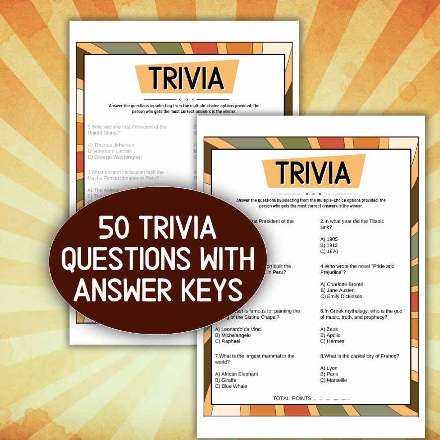 TRIVIA QUESTIONS AND ANSWERS FOR SENIORS - Image 2