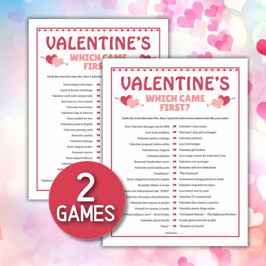 VALENTINES DAY WHICH CAME FIRST GAME - Image 3