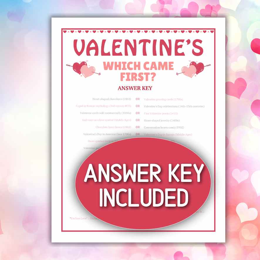 VALENTINES DAY WHICH CAME FIRST GAME - Image 4