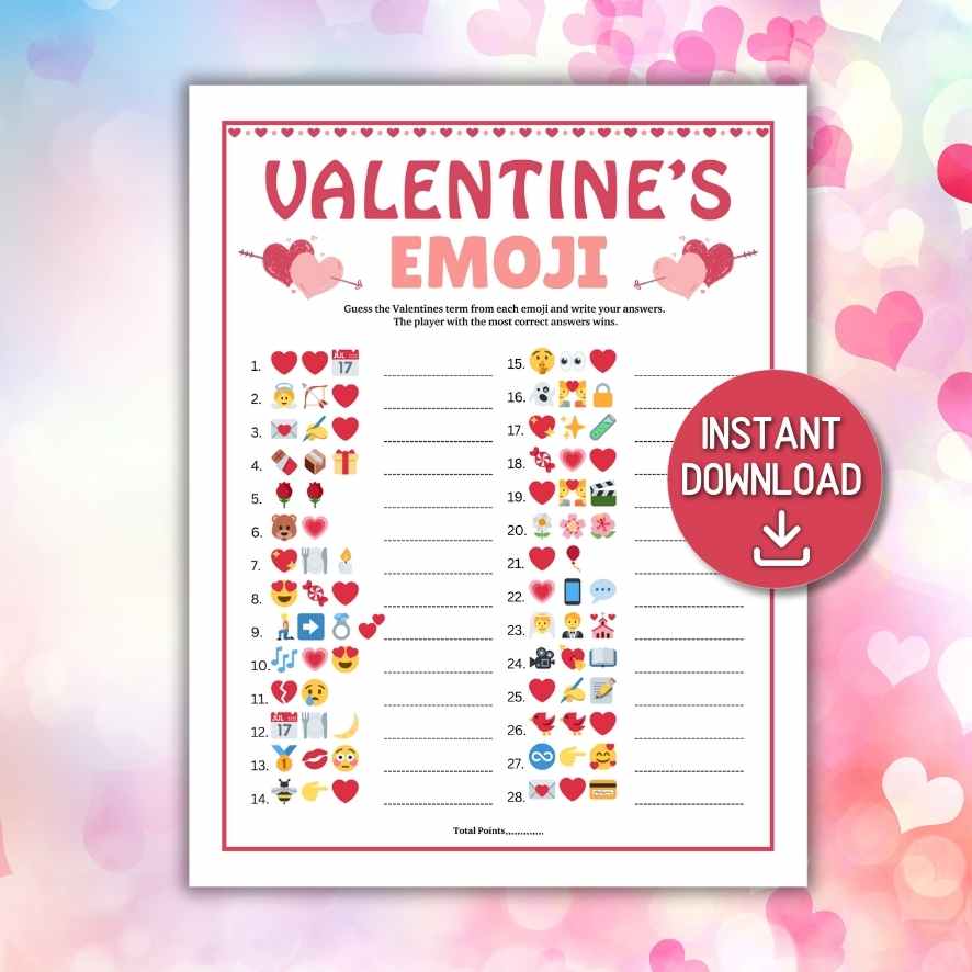 VALENTINES GAMES BUNDLE PRINTABLE - Image 2