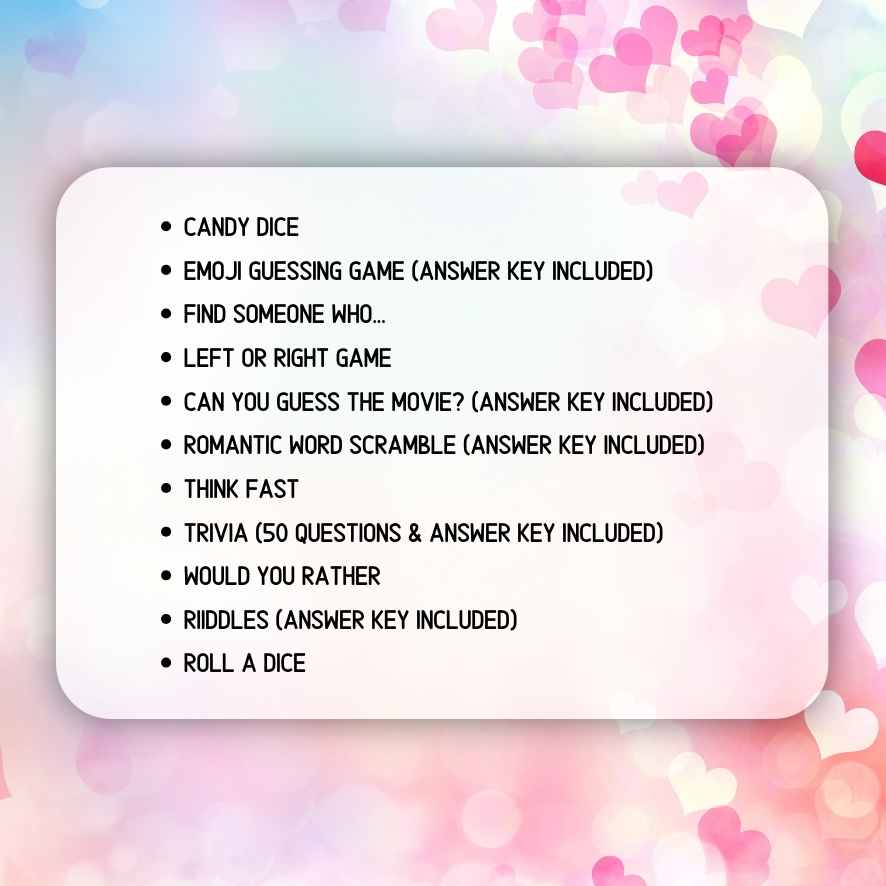 VALENTINES GAMES BUNDLE PRINTABLE - Image 5
