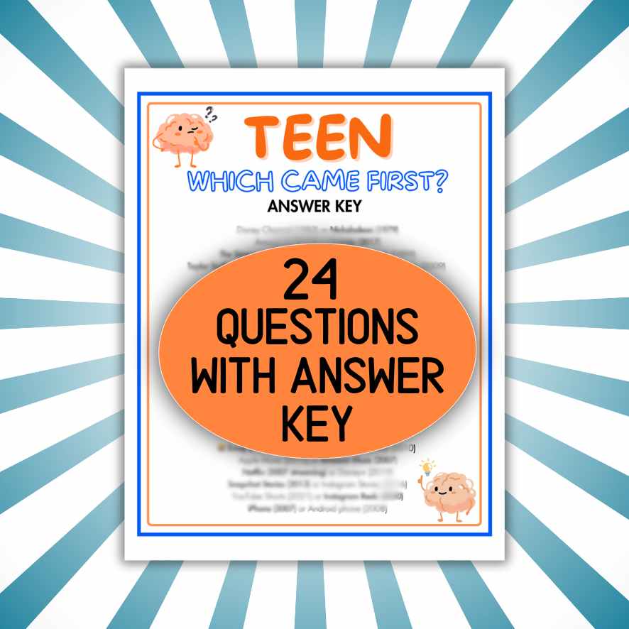 WHICH CAME FIRST TEEN TRIVIA - Image 3