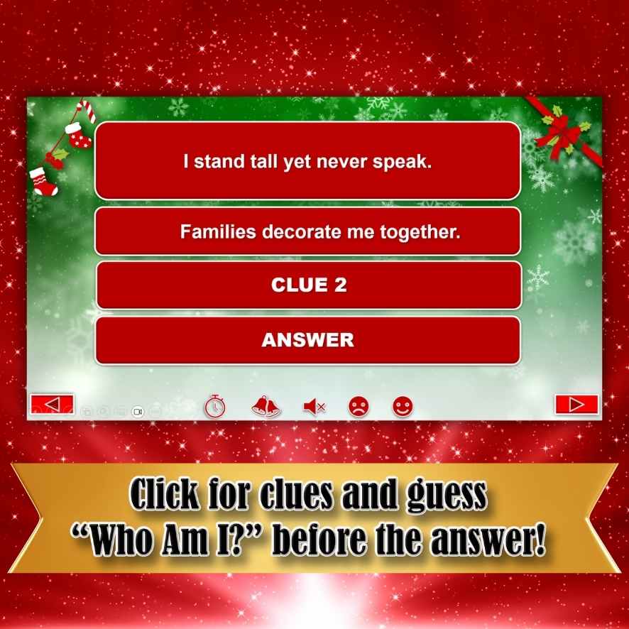 WHO AM I CHRISTMAS POWERPOINT GAME - Image 3