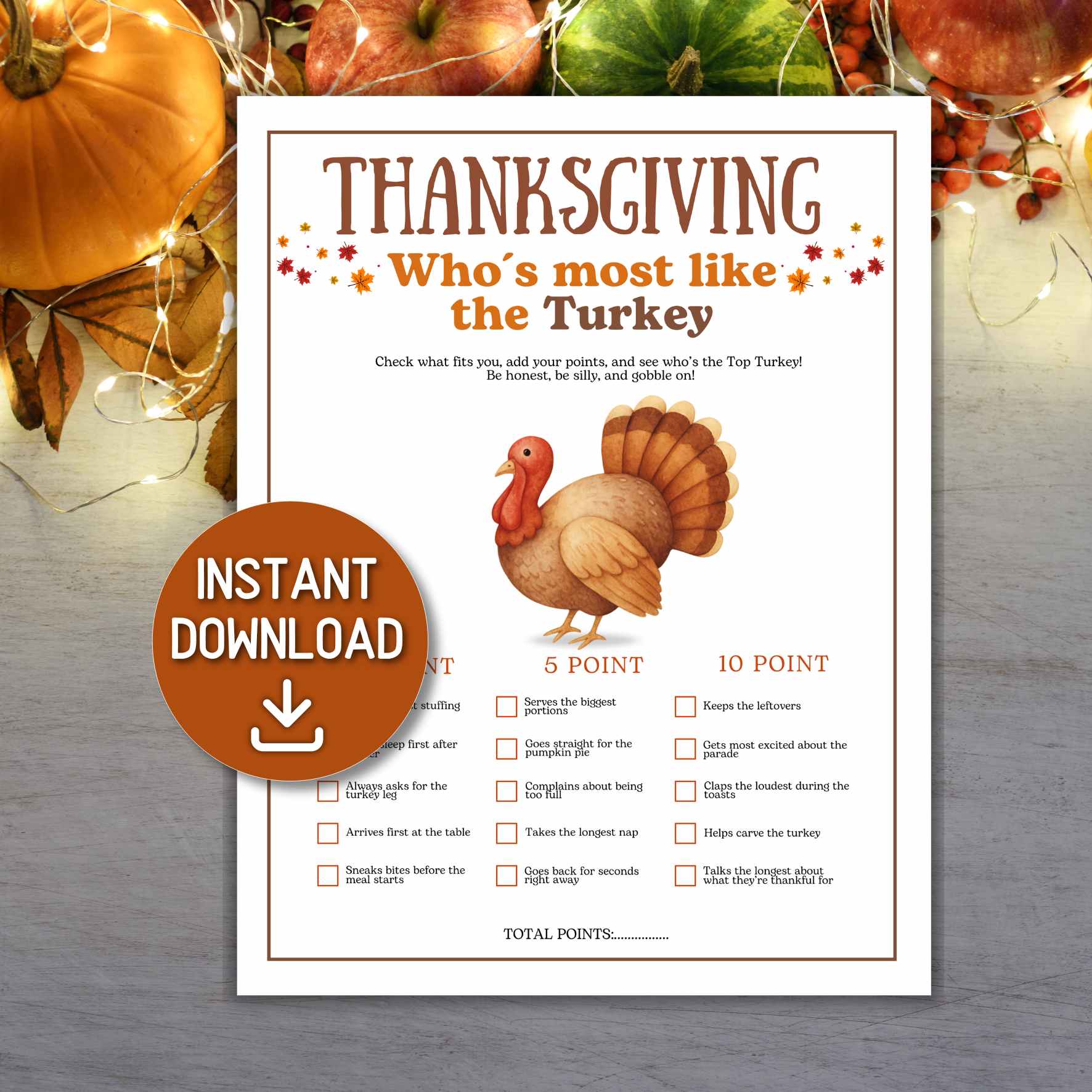 WHO´S MOST LIKE THE TURKEY?